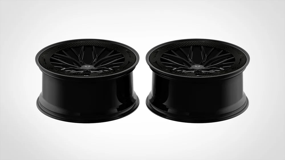 Velocity Forge FV-21 2Pc Carbon Fiber Forged Wheels Set Of 4